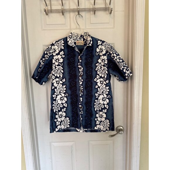 Royal Hawaiian Creations Other - Vintage Royal Hawaiian Creations Made in Hawaii Blue Hawaiian Shirt Medium